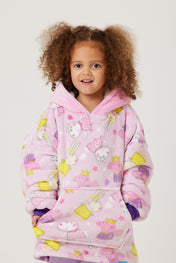 Snuggz Kids Original Peppa Pig Hooded Blanket