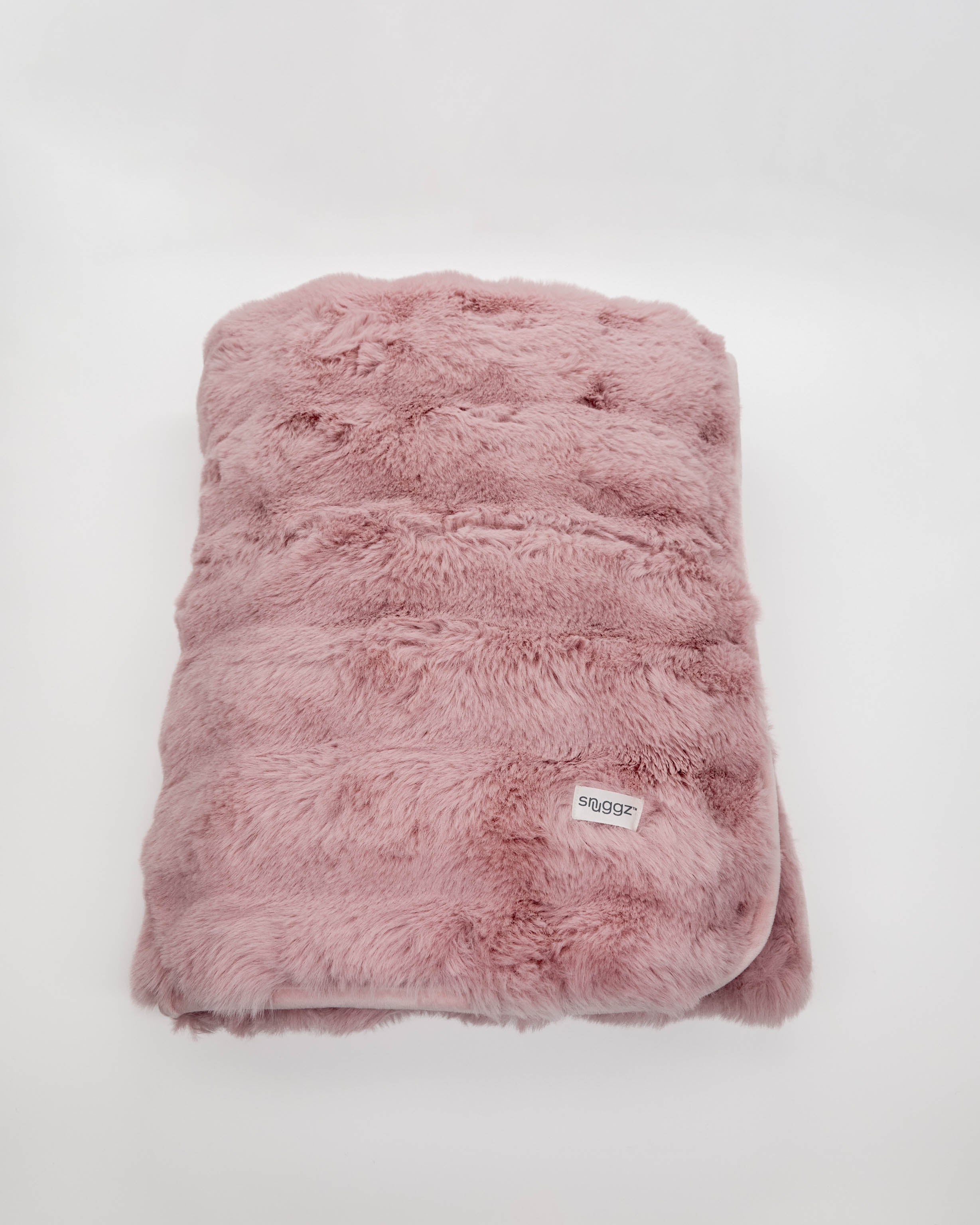 Snuggz Pink Faux Fur Blanket