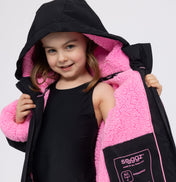 Snuggz Lite Black Changing Robe with Blue or Pink Borg