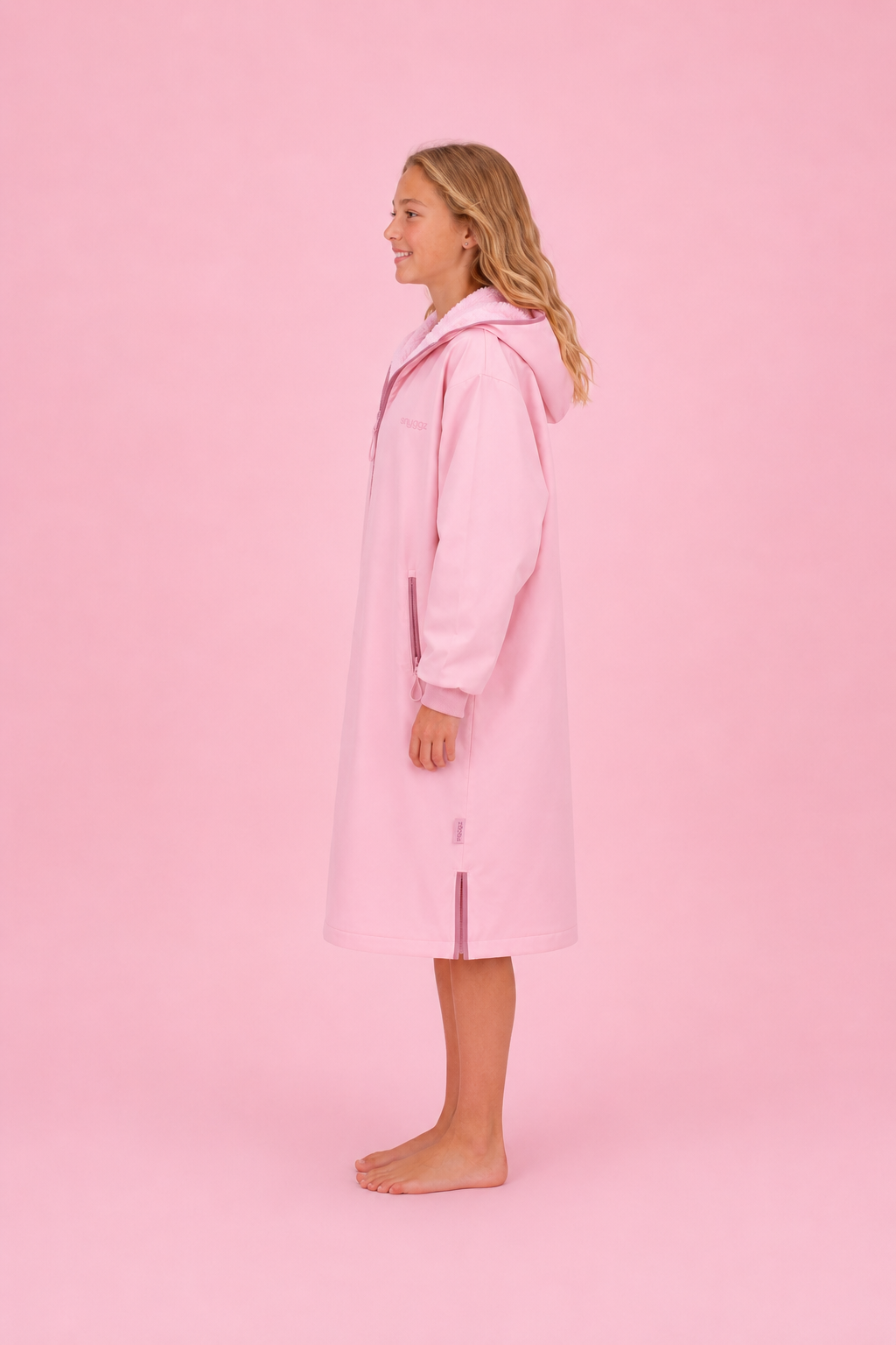 Snuggz Girls Pink Reversible Changing Robe
