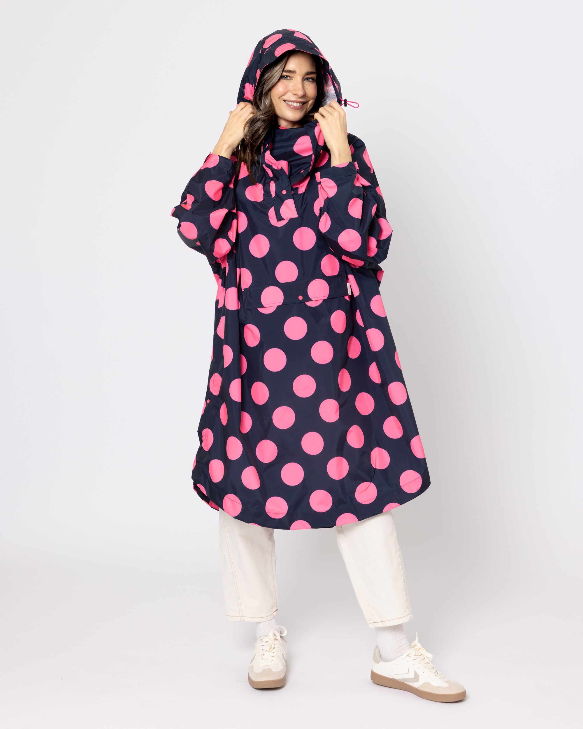 Snuggz Women's Polka Dot Rain Poncho