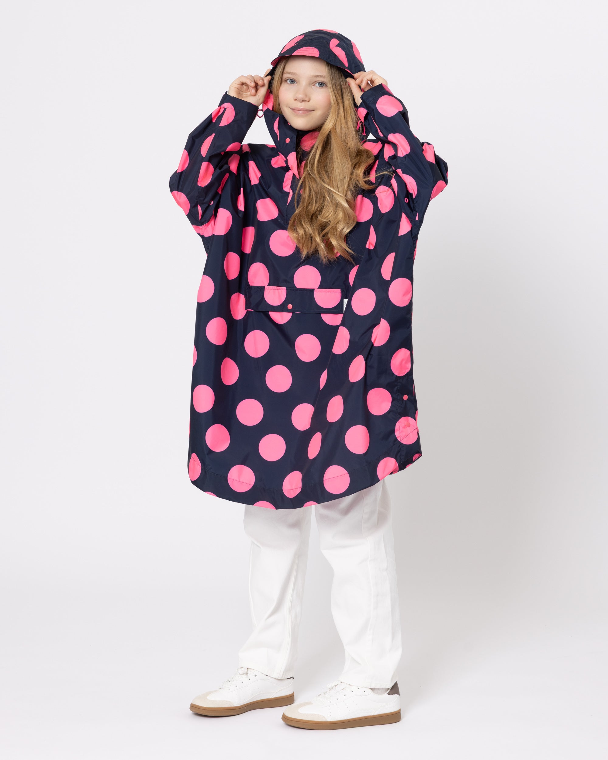 Snuggz Girls Polka Dot Rain Poncho