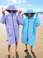 Snuggz Girls Blue Reversible Changing Robe