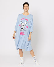 Snuggz Women Napping Superpower Puppy Oversized Bamboo Sleep Tee