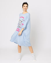 Snuggz Women Napping Superpower Puppy Oversized Bamboo Sleep Tee