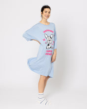 Snuggz Women Napping Superpower Puppy Oversized Bamboo Sleep Tee