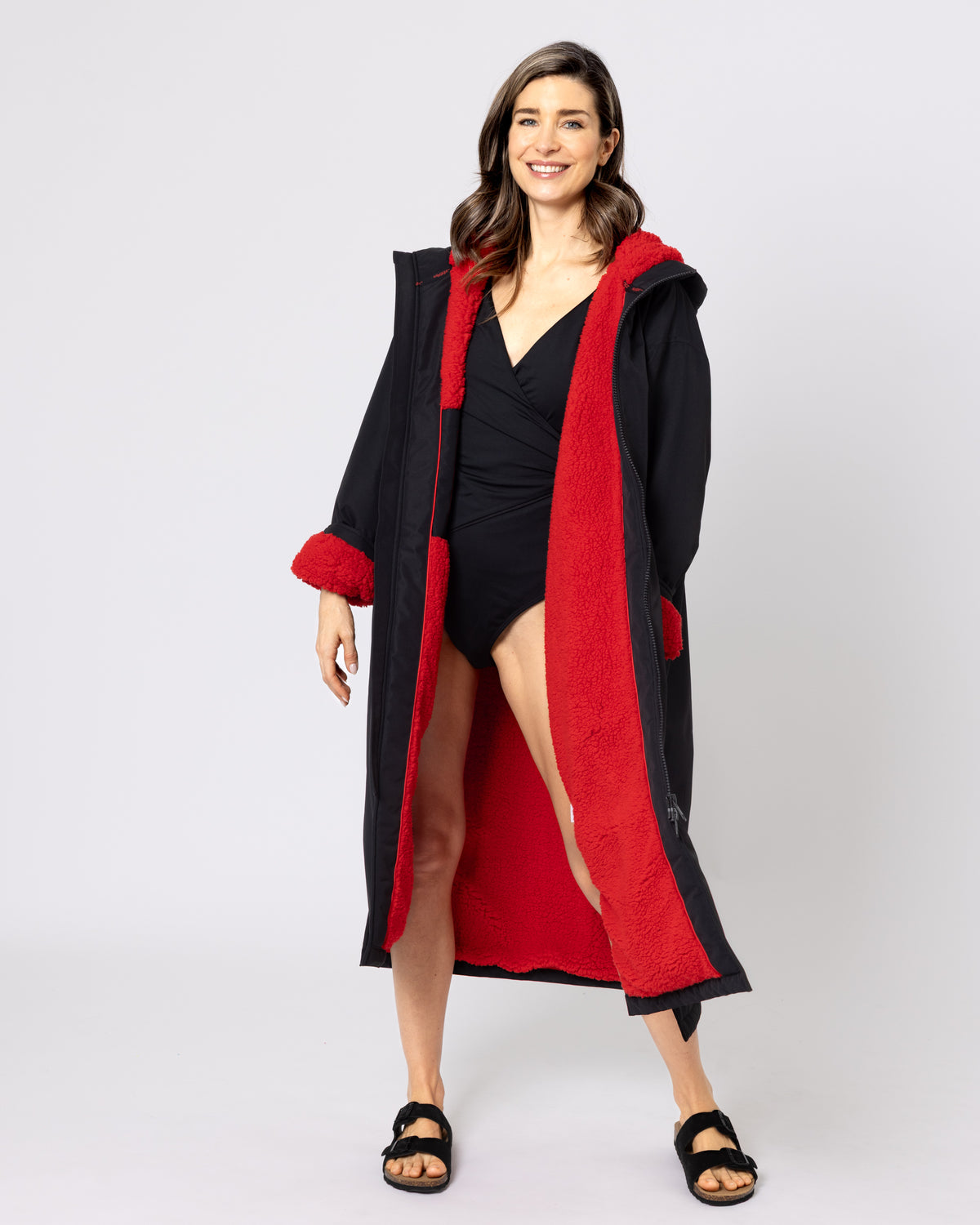 Snuggz Lite Women Red Changing robe