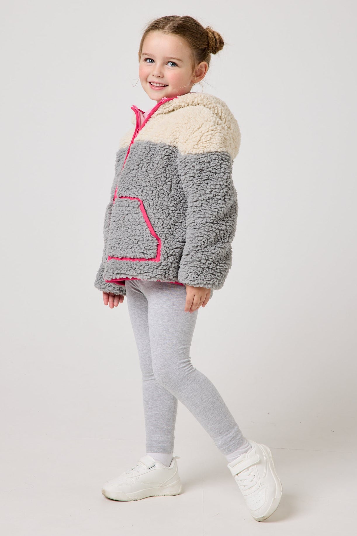 Snuggz Reversible Borg Zip-Through Jacket