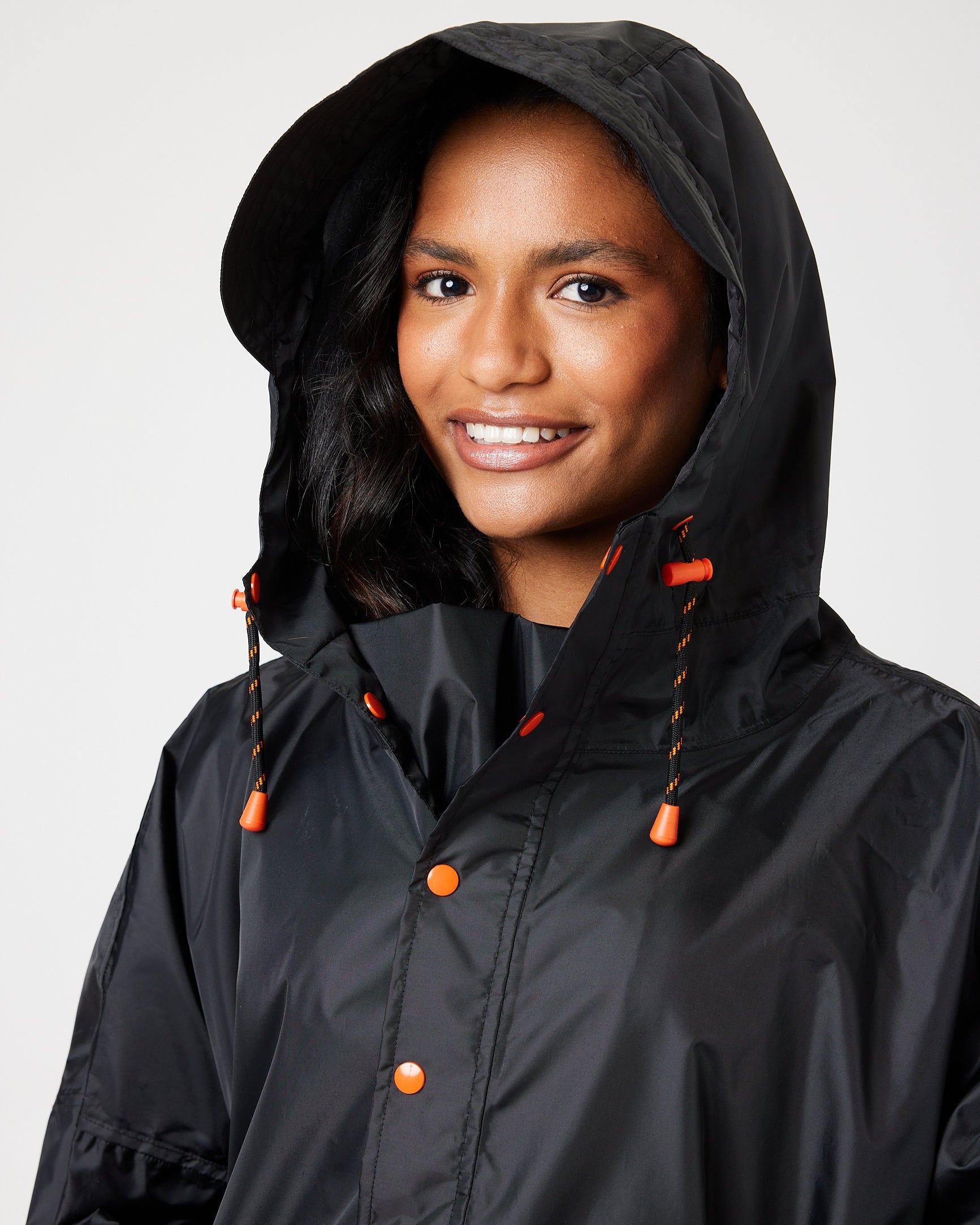 Snuggz Adult Black Plain Rain Poncho