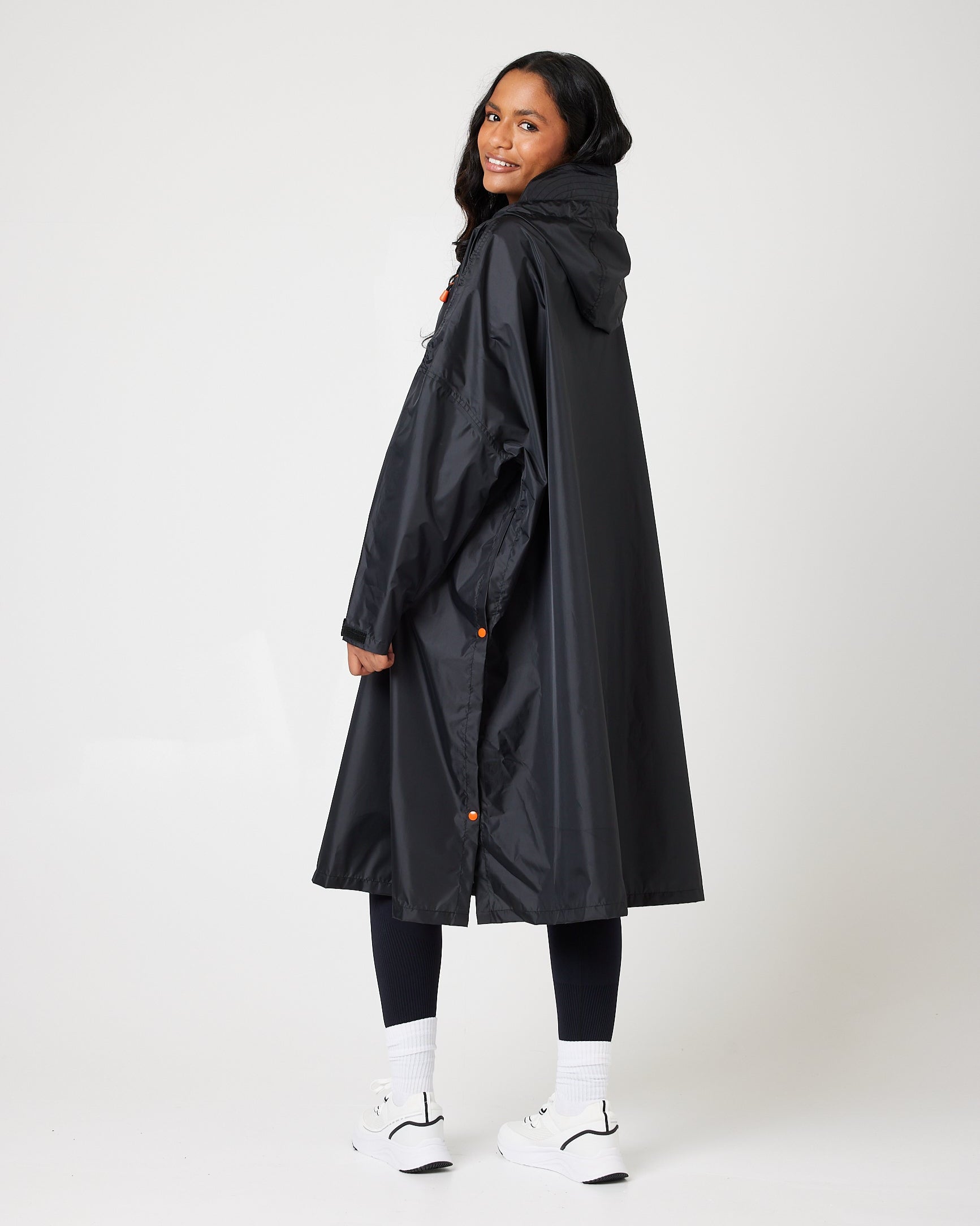 Snuggz Adult Black Plain Rain Poncho