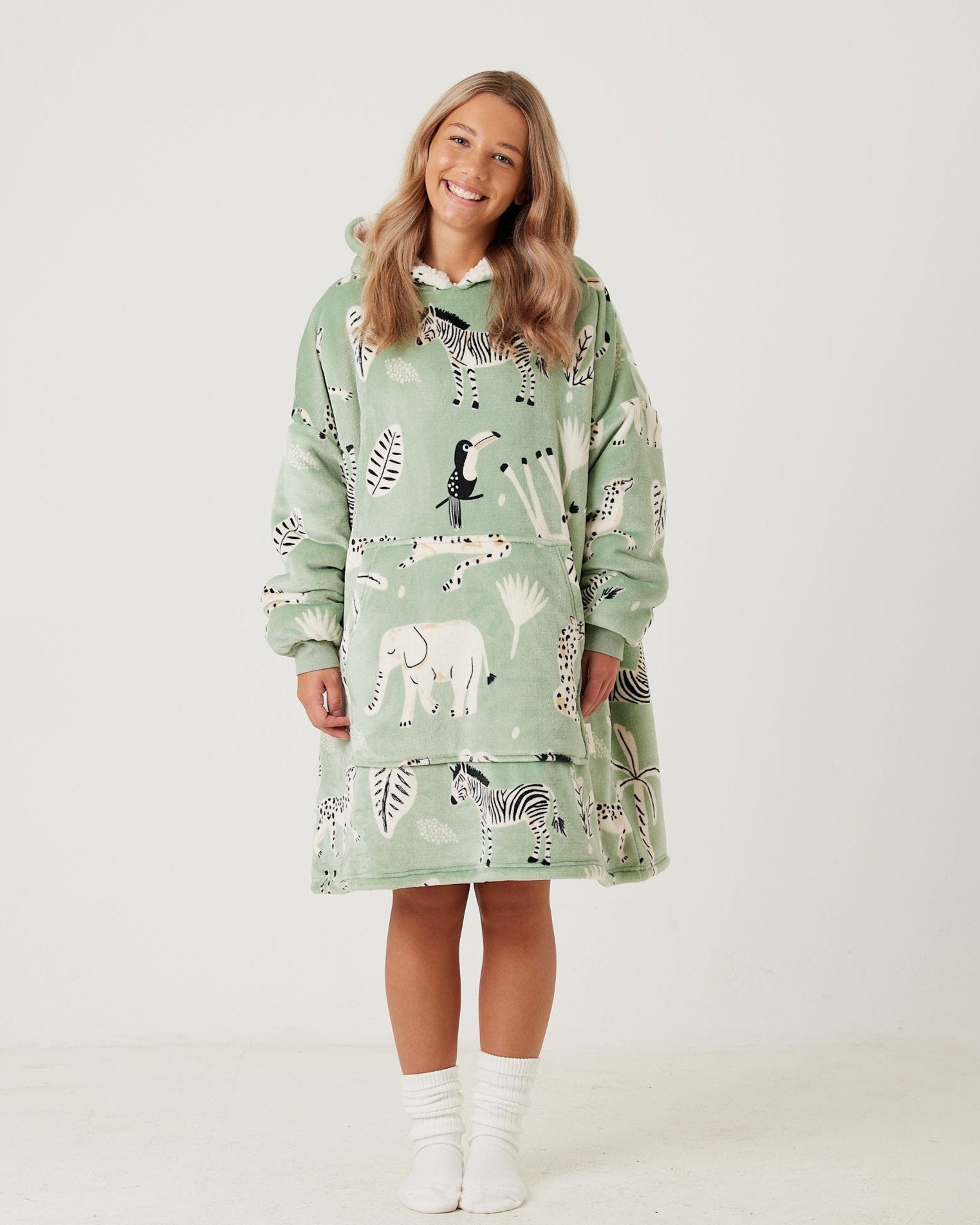 Snuggz Kids Original Safari Animal Hooded Blanket