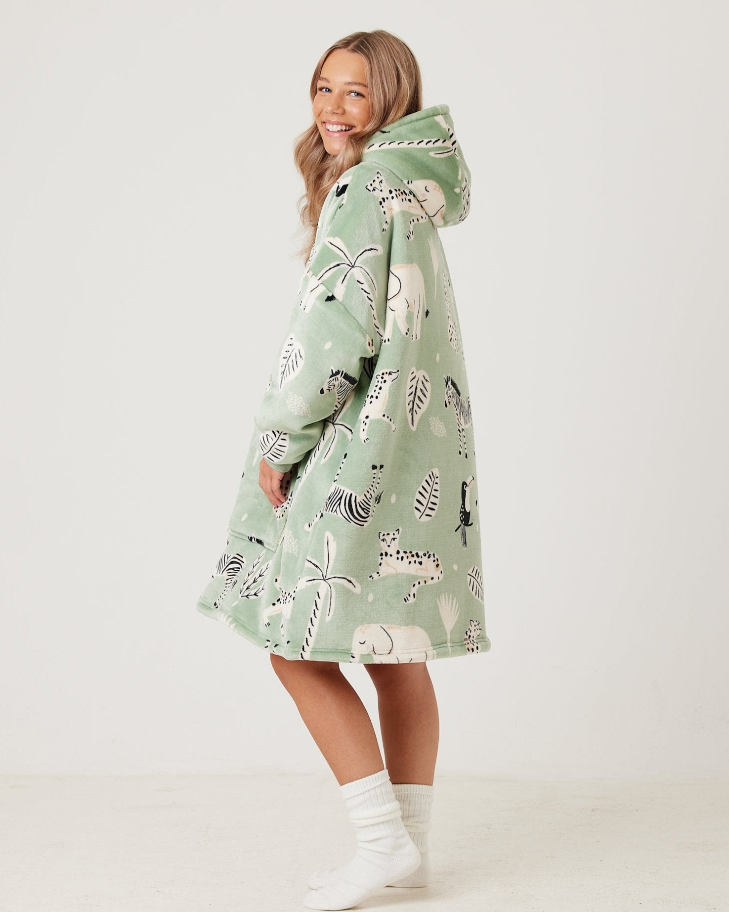 Snuggz Kids Original Safari Animal Hooded Blanket