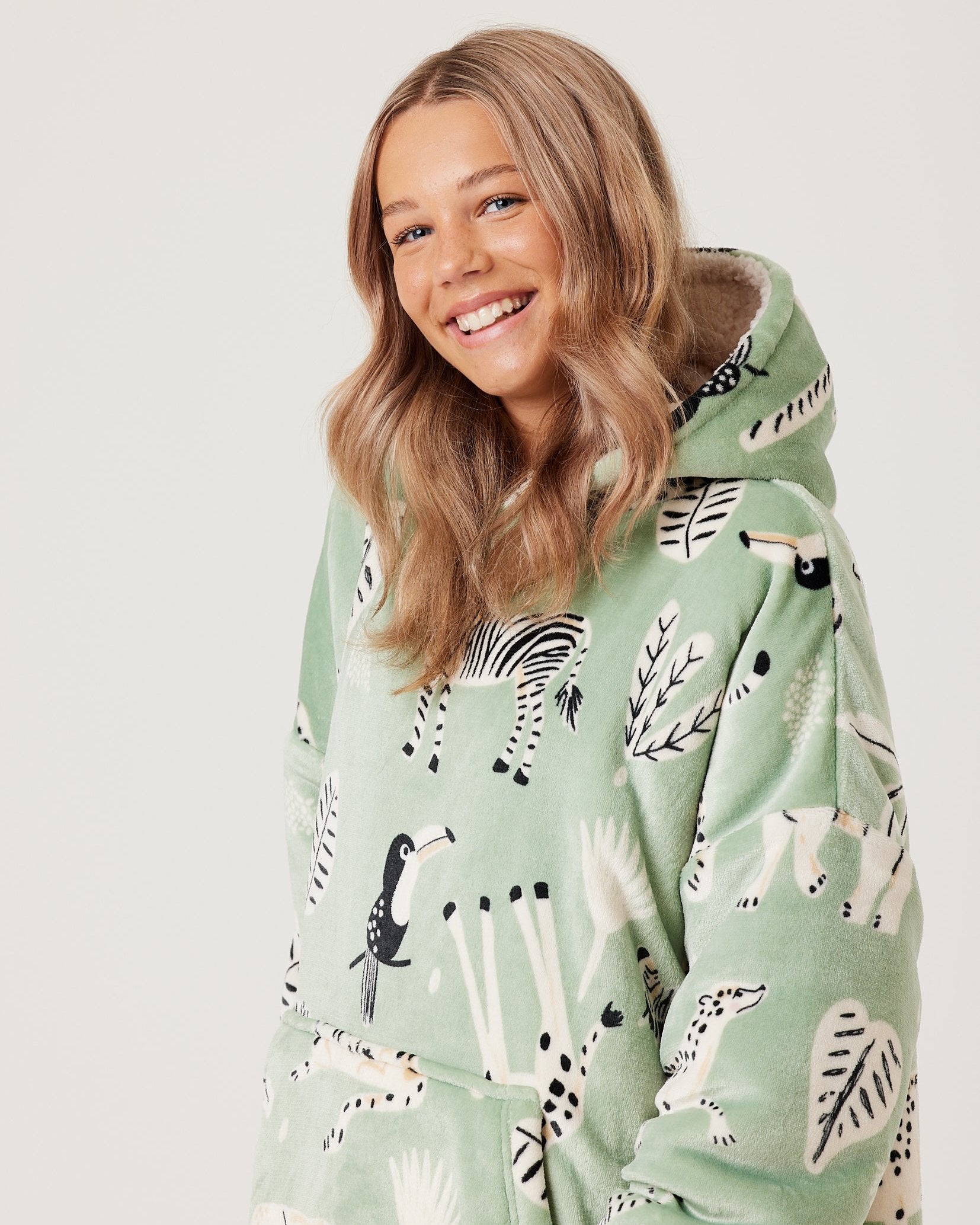 Snuggz Kids Original Safari Animal Hooded Blanket