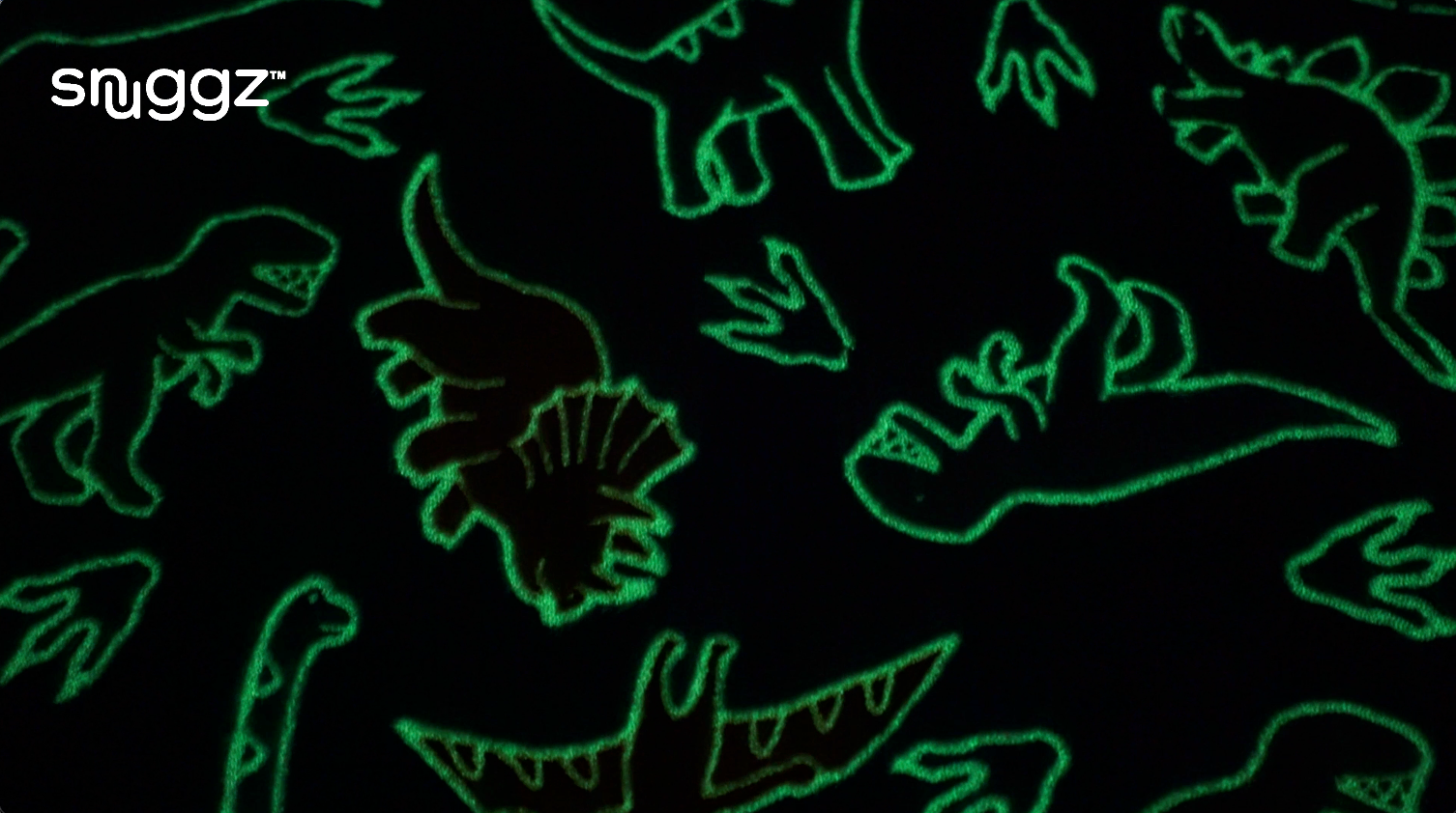 Snuggz Kids Dino 2 in 1 Cushion & Glow-in-the-Dark Blanket