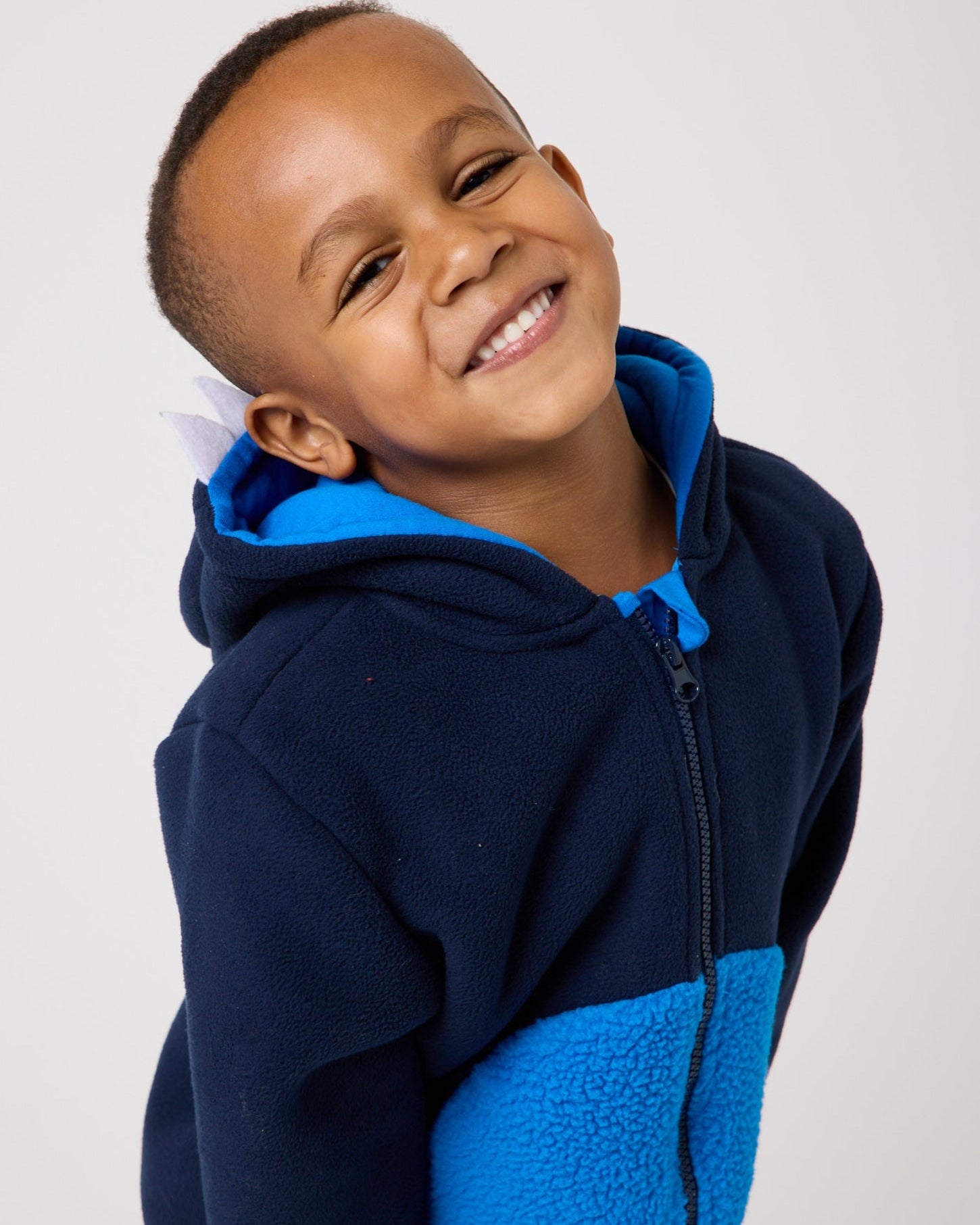 Snuggz Kids Shark Zip Fleece Jacket