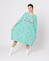 Snuggz Snoopy Oversized Bamboo Sleep Tee