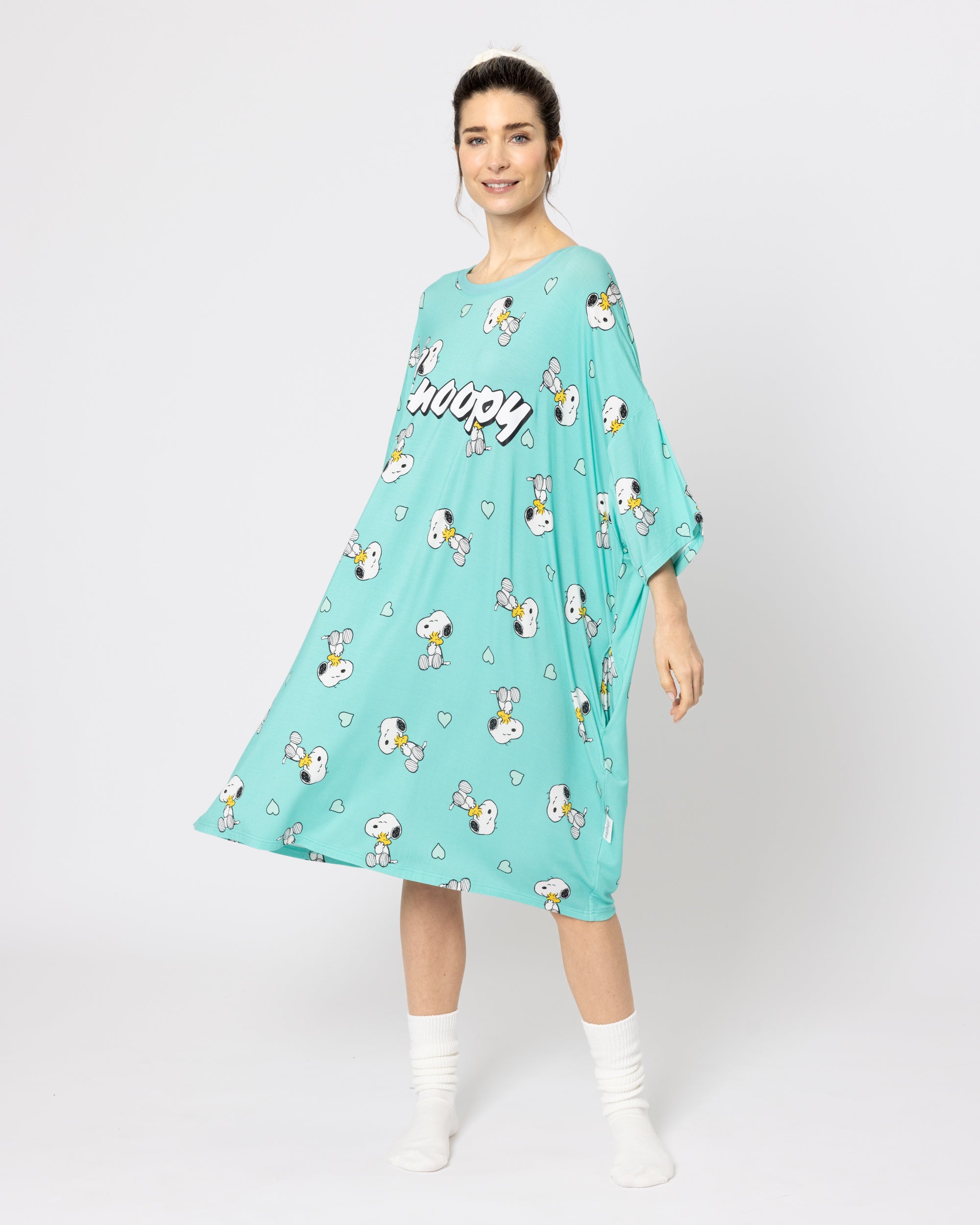 Snuggz Snoopy Oversized Bamboo Sleep Tee