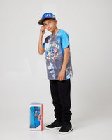 Sonic The Hedgehog Top Speed Tie Dye Snuggz Kids T-Shirt