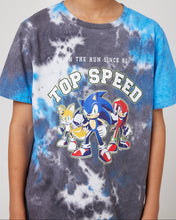 Sonic The Hedgehog Top Speed Tie Dye Snuggz Kids T-Shirt