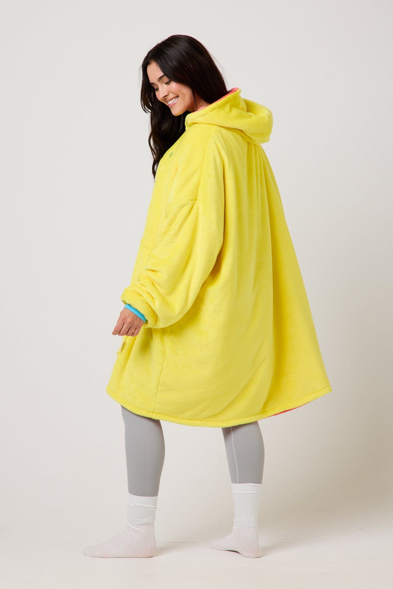 Snuggz Adult Original SpongeBob Reversible Hooded Blanket