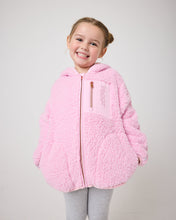 Snuggz Girls Pink Borg Zip-Through Jacket