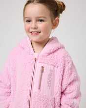 Snuggz Girls Pink Borg Zip-Through Jacket