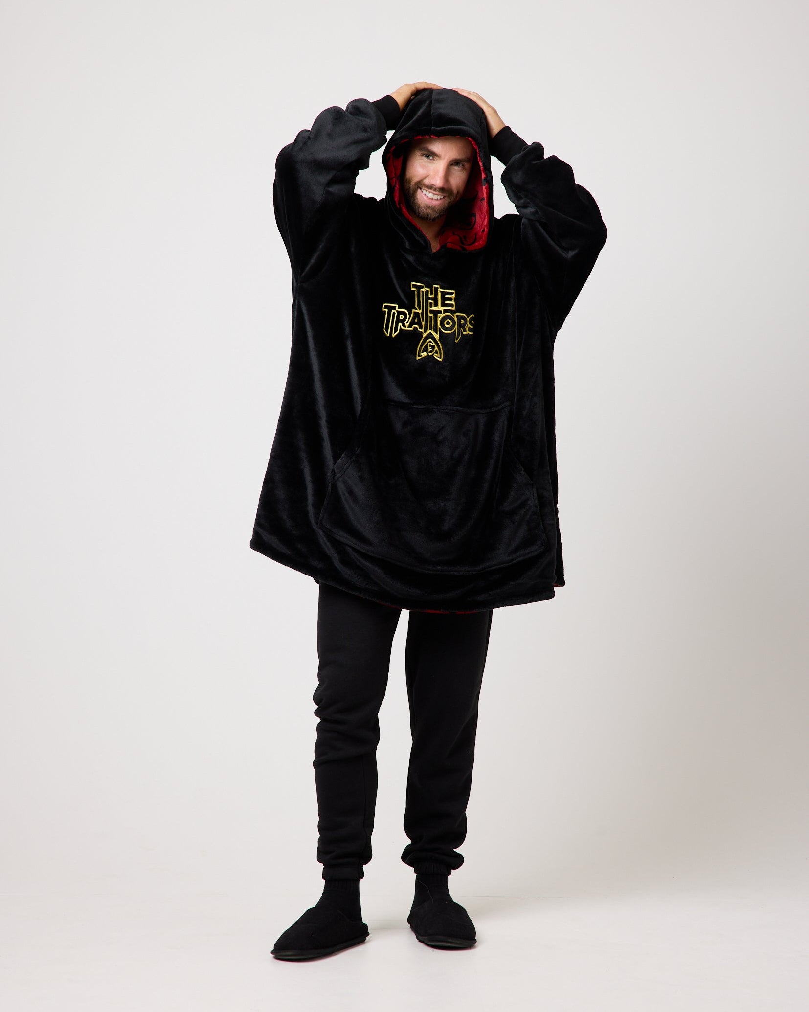 Snuggz Original Adult Traitors Reversible Hooded Blanket