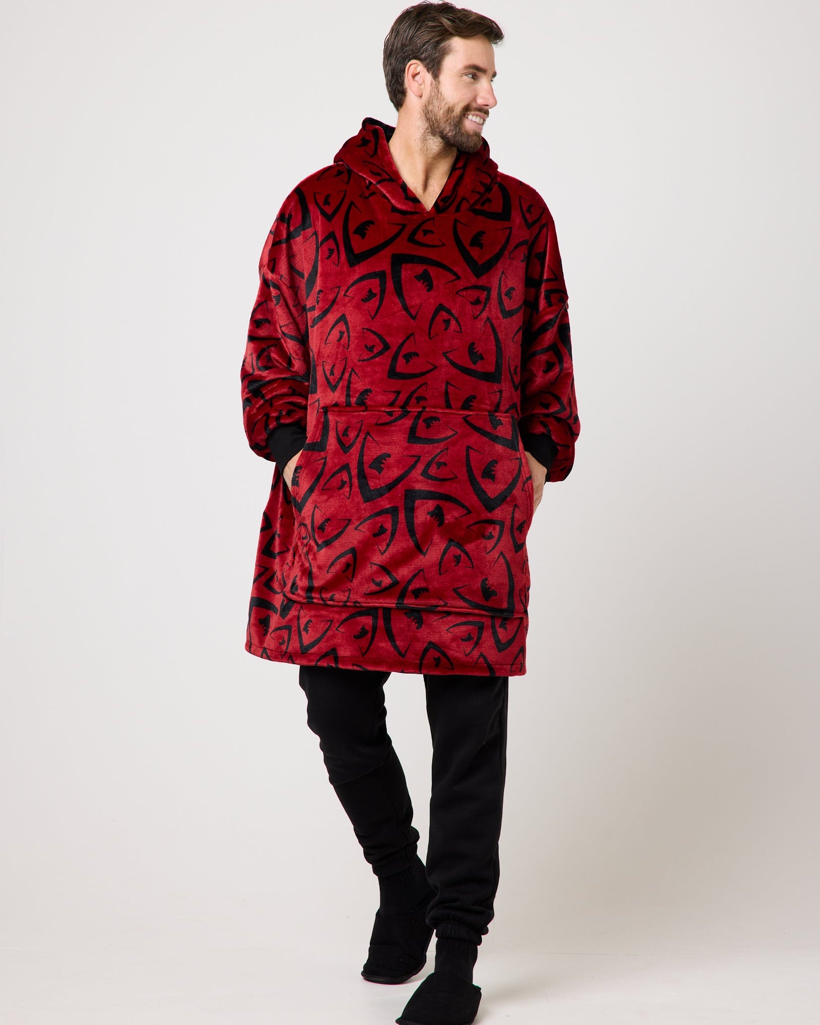 Snuggz Original Adult Traitors Reversible Hooded Blanket