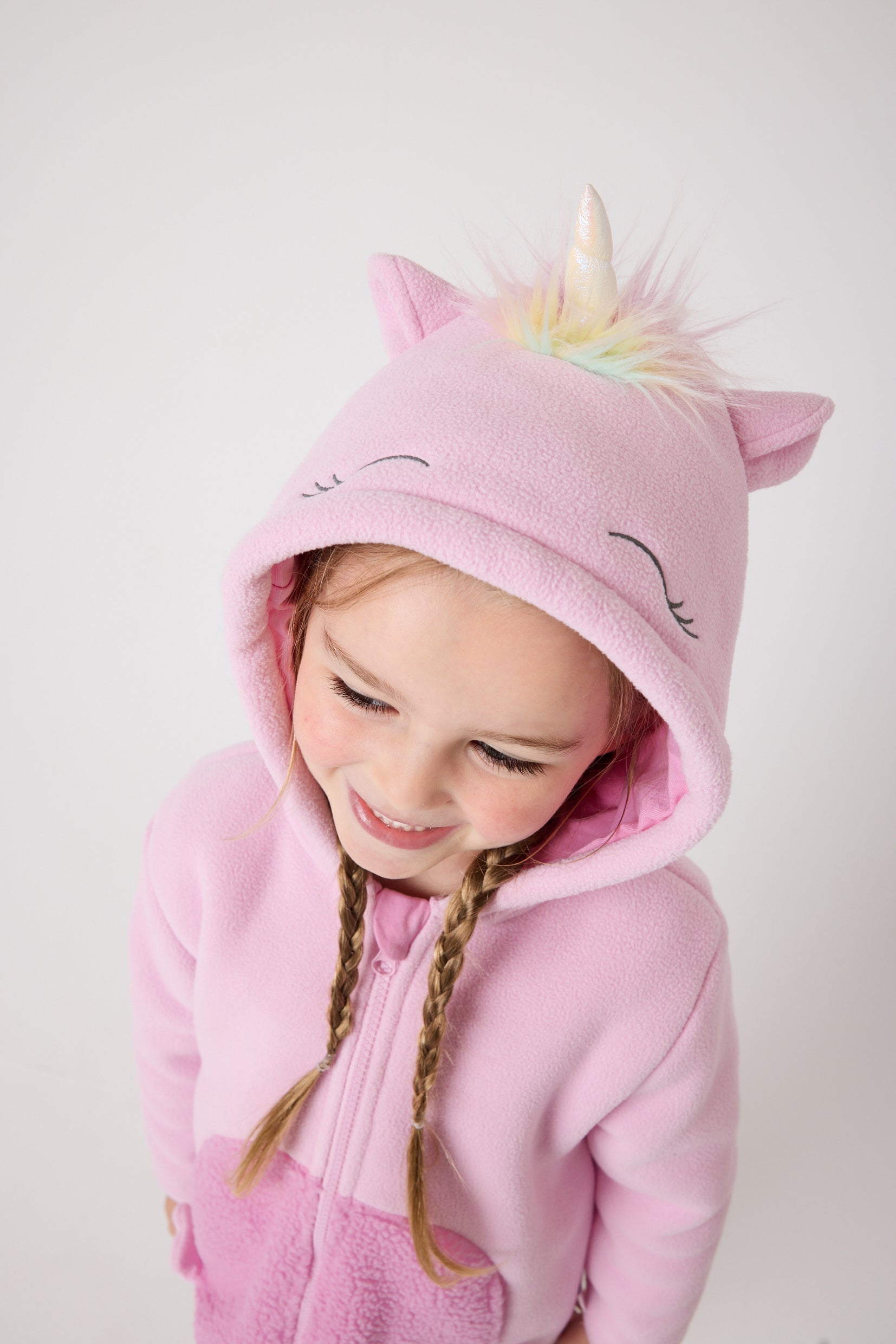 Snuggz Kids Unicorn Zip Fleece Jacket