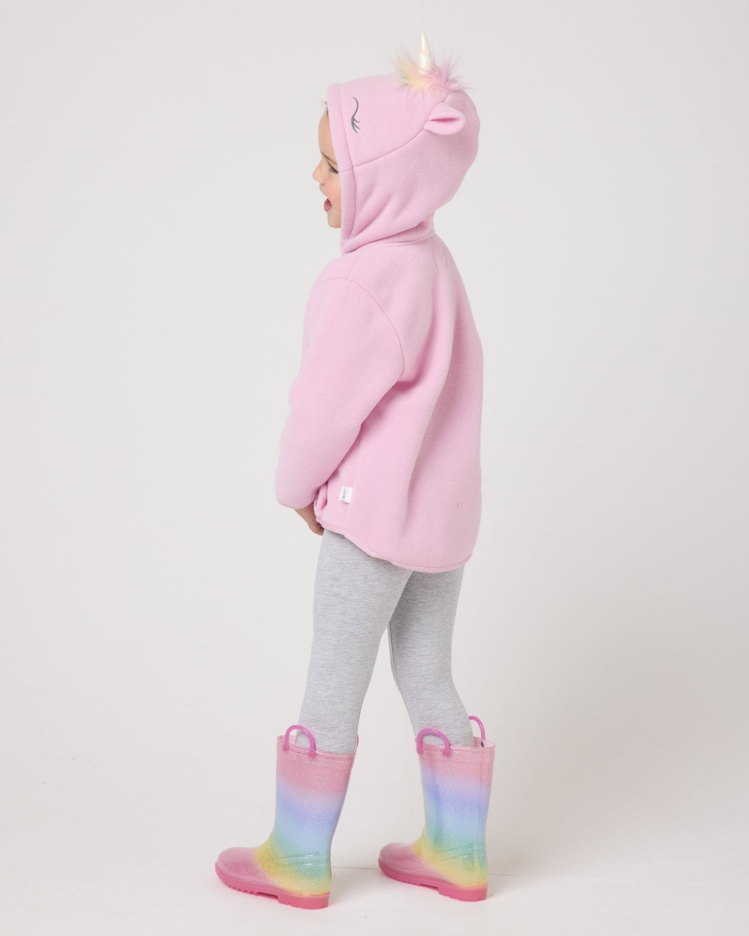 Snuggz Kids Unicorn Zip Fleece Jacket