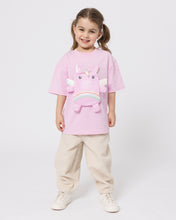 Snuggz Girls Unicorn Zip Pocket Pal T-shirt
