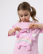 Snuggz Girls Unicorn Zip Pocket Pal T-shirt