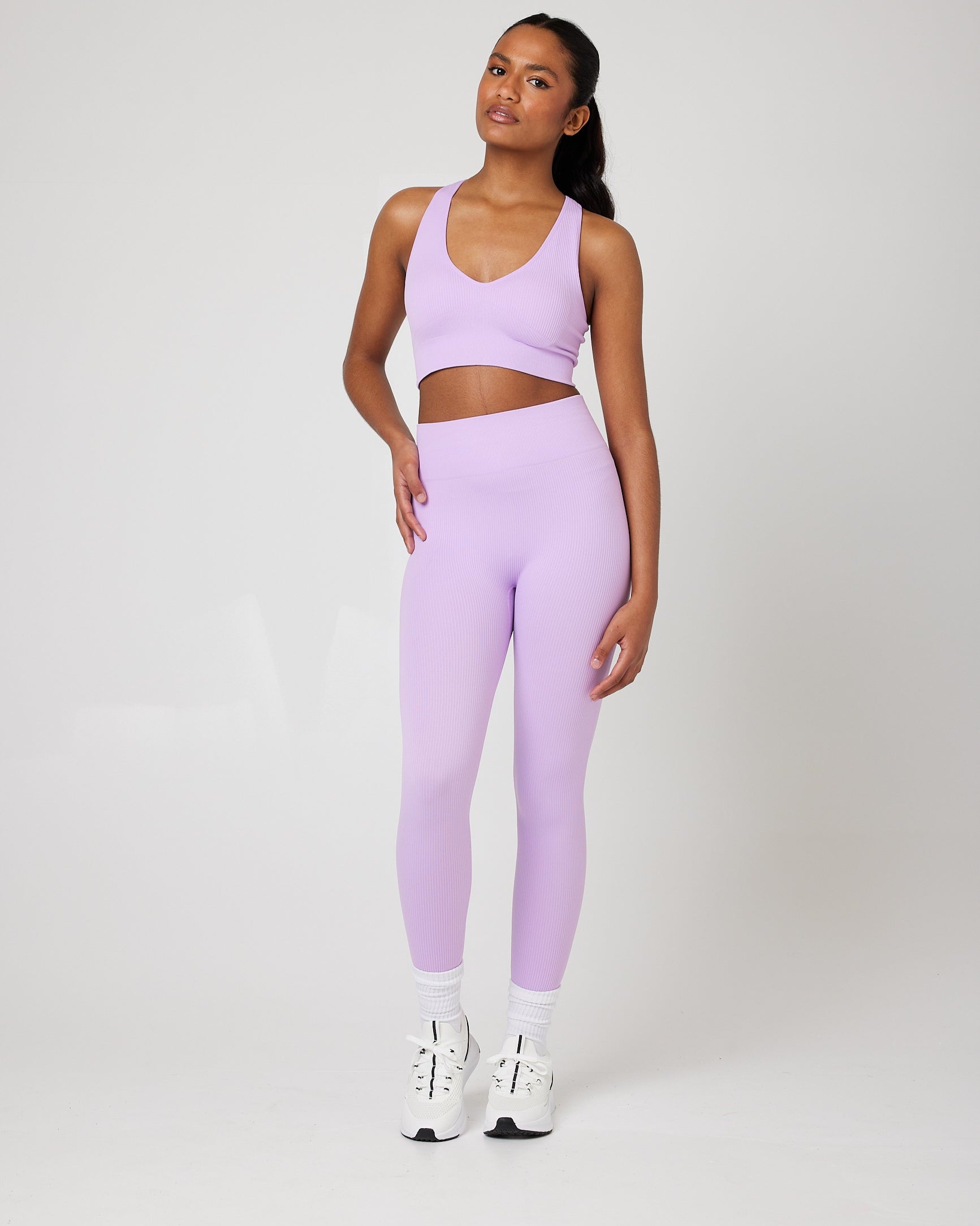 SnuggzFit Seamless Activewear Set with High-Waisted Legging