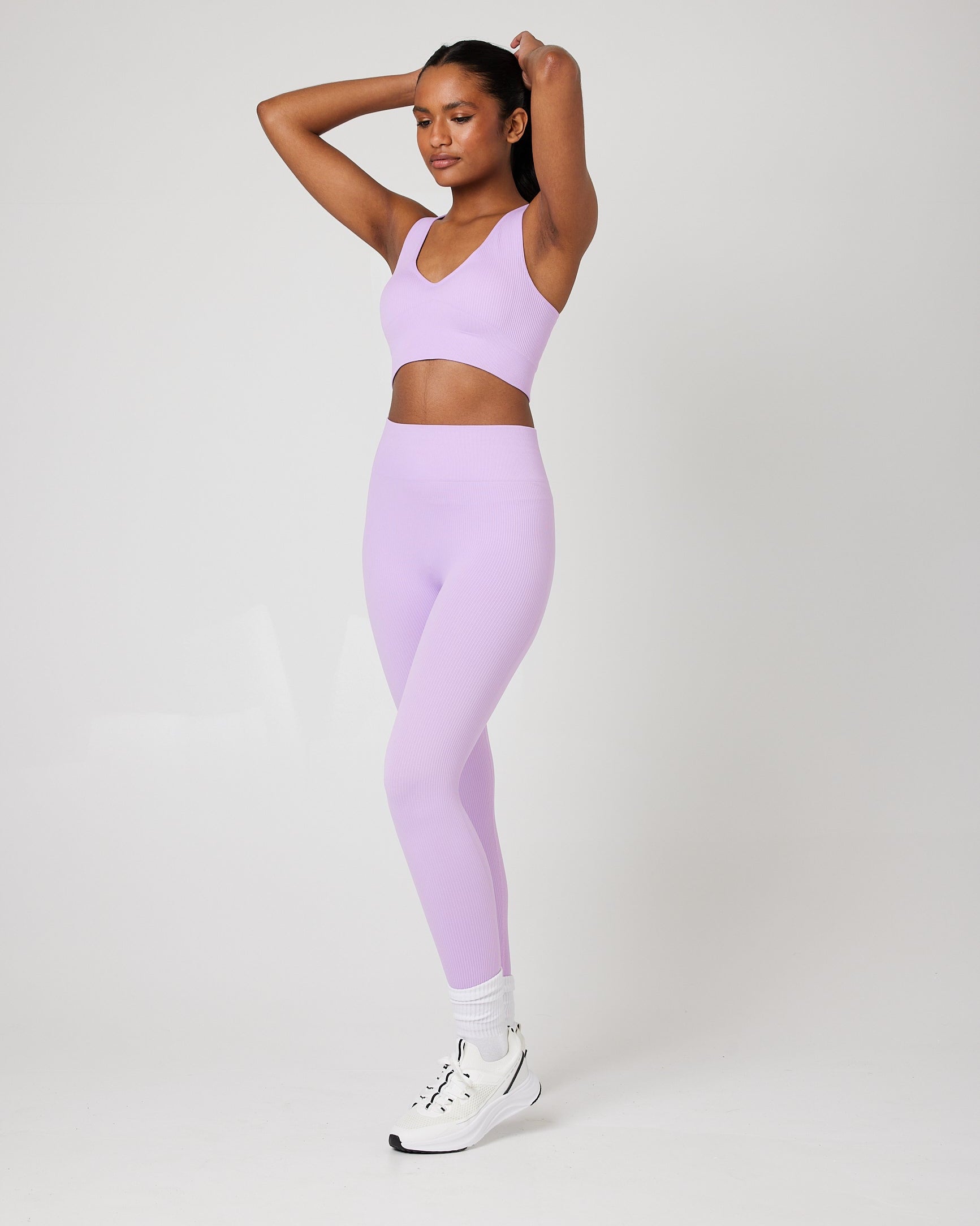 SnuggzFit Seamless Activewear Set with High-Waisted Legging