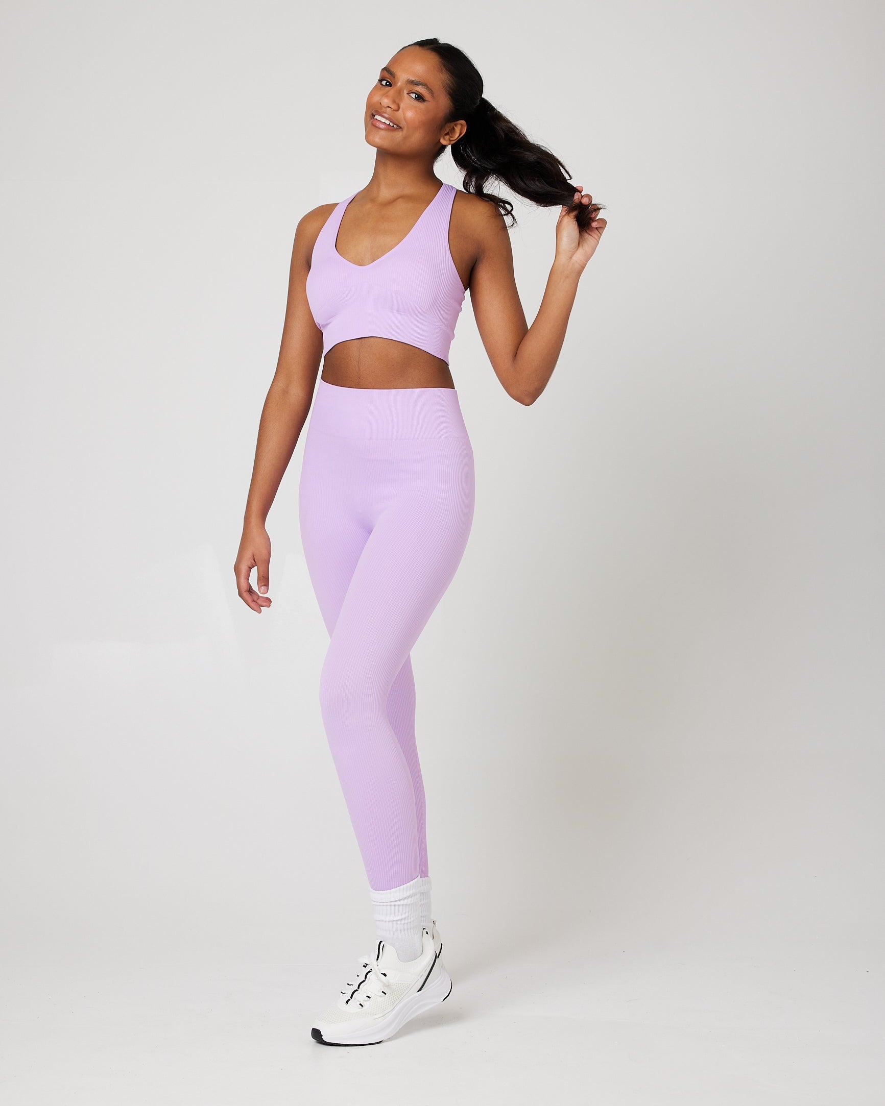 SnuggzFit Seamless Activewear Set with High-Waisted Legging