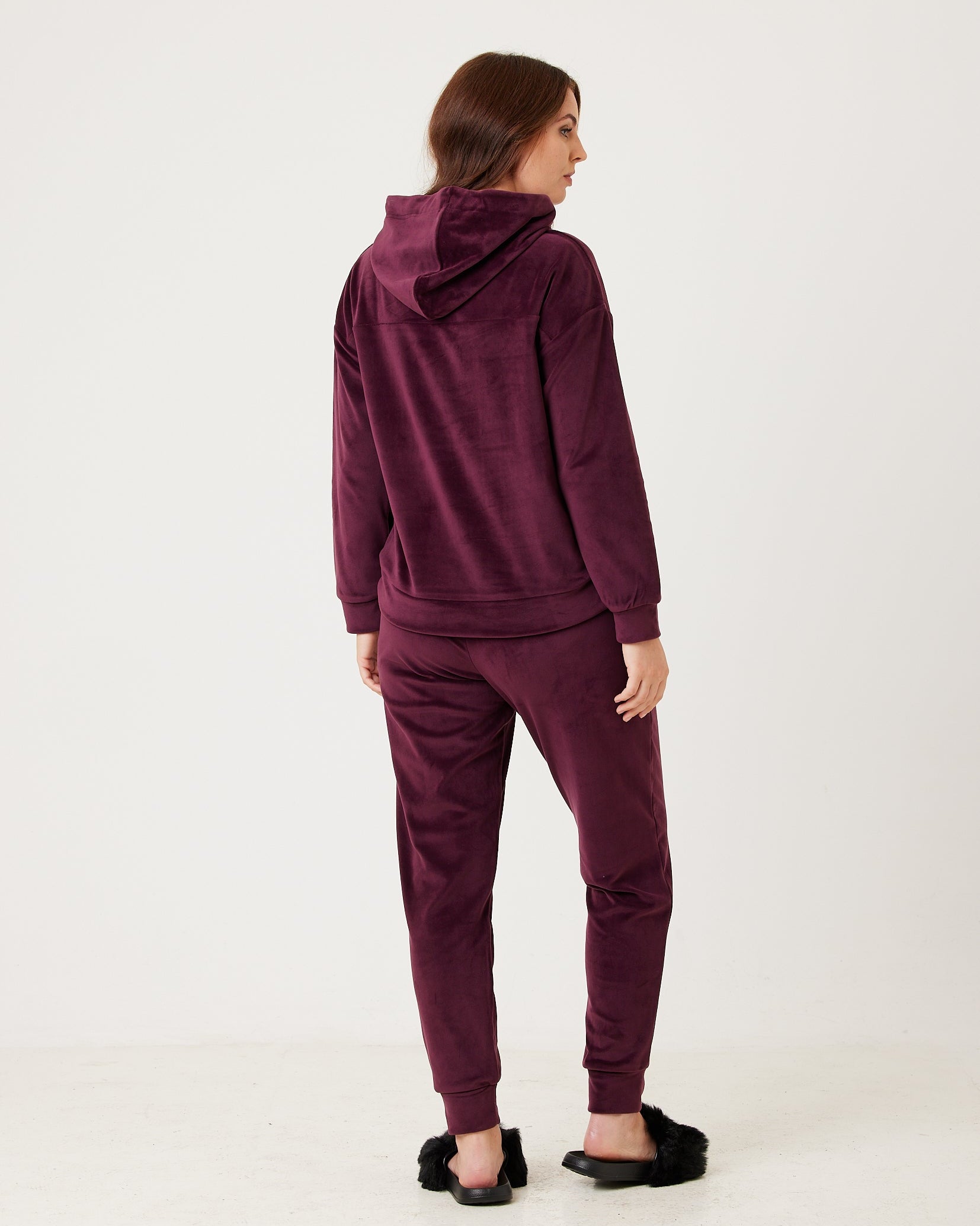 Snuggz Women Mulberry Velour Loungewear Set