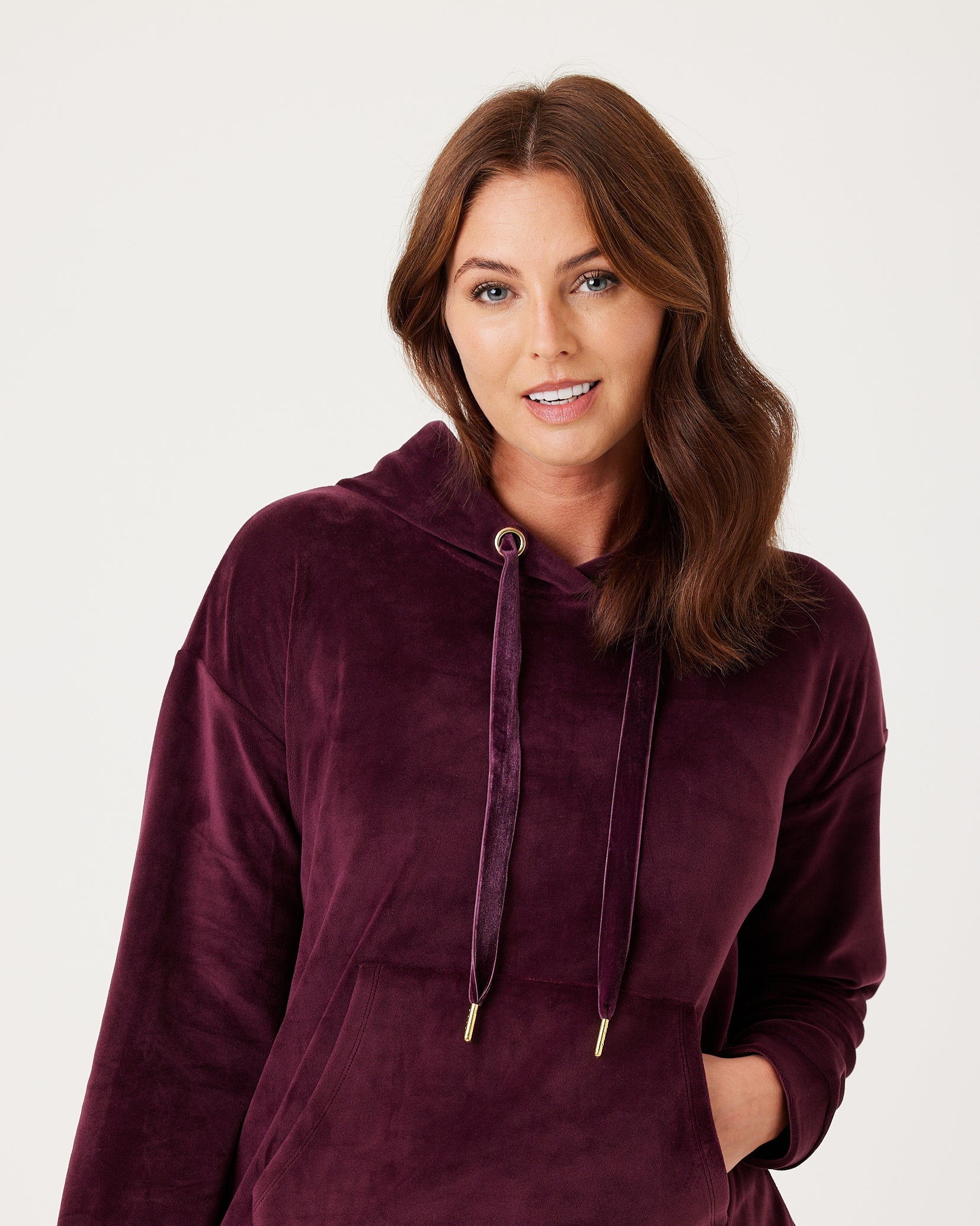 Snuggz Women Mulberry Velour Loungewear Set