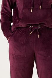 Snuggz Women Mulberry Velour Loungewear Set