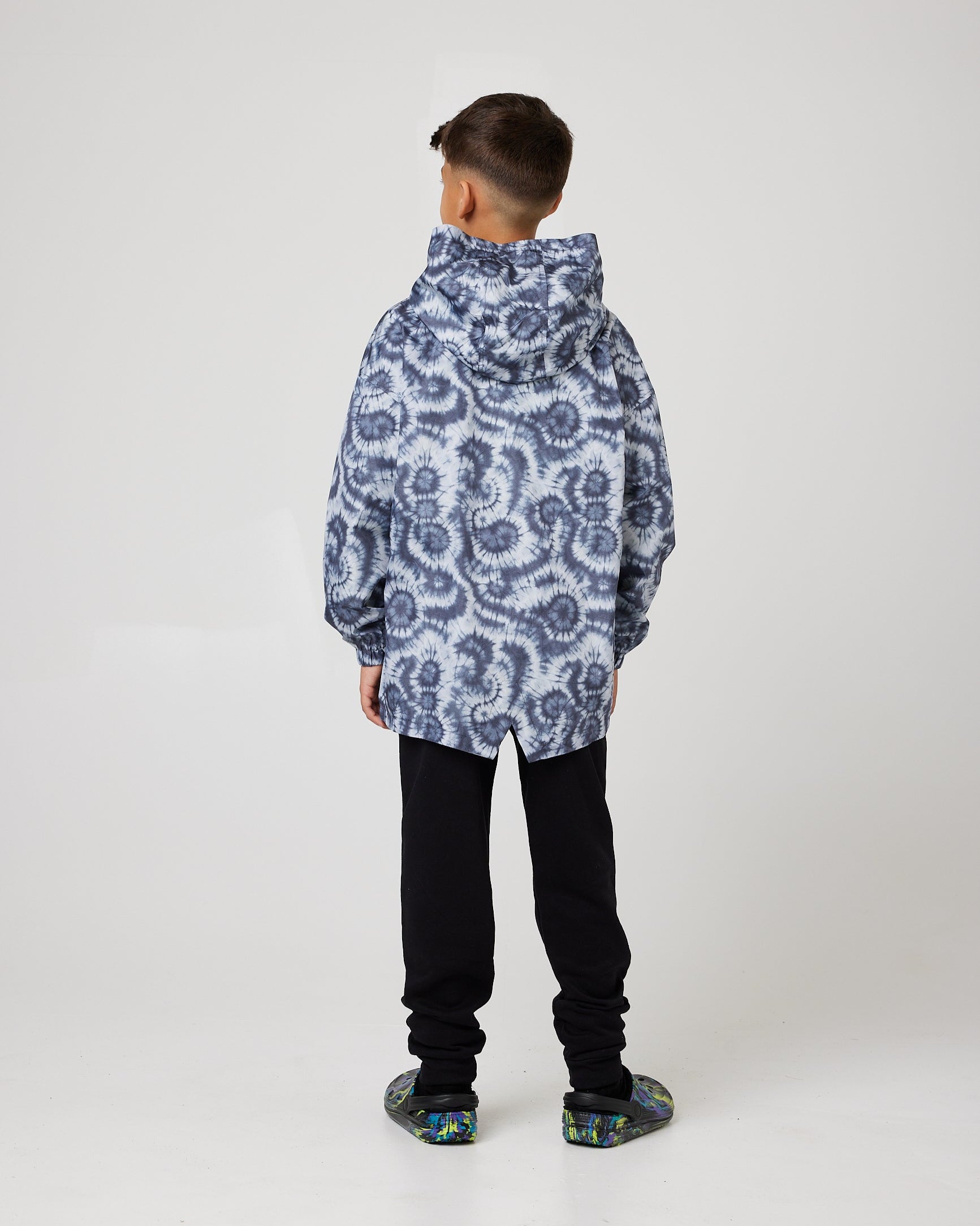 Snuggz Kids Grey Neon Rain Jacket