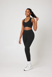 SnuggzFit Seamless Activewear Set with High-Waisted Legging