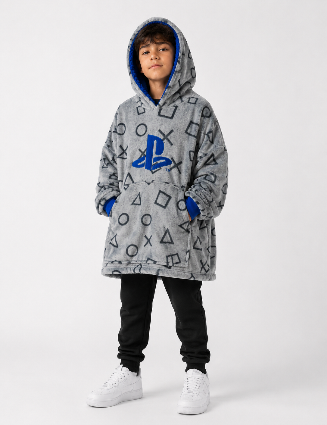 playstation hooded blanket