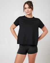 SnuggzFit Mesh Panel Open Back T-Shirt
