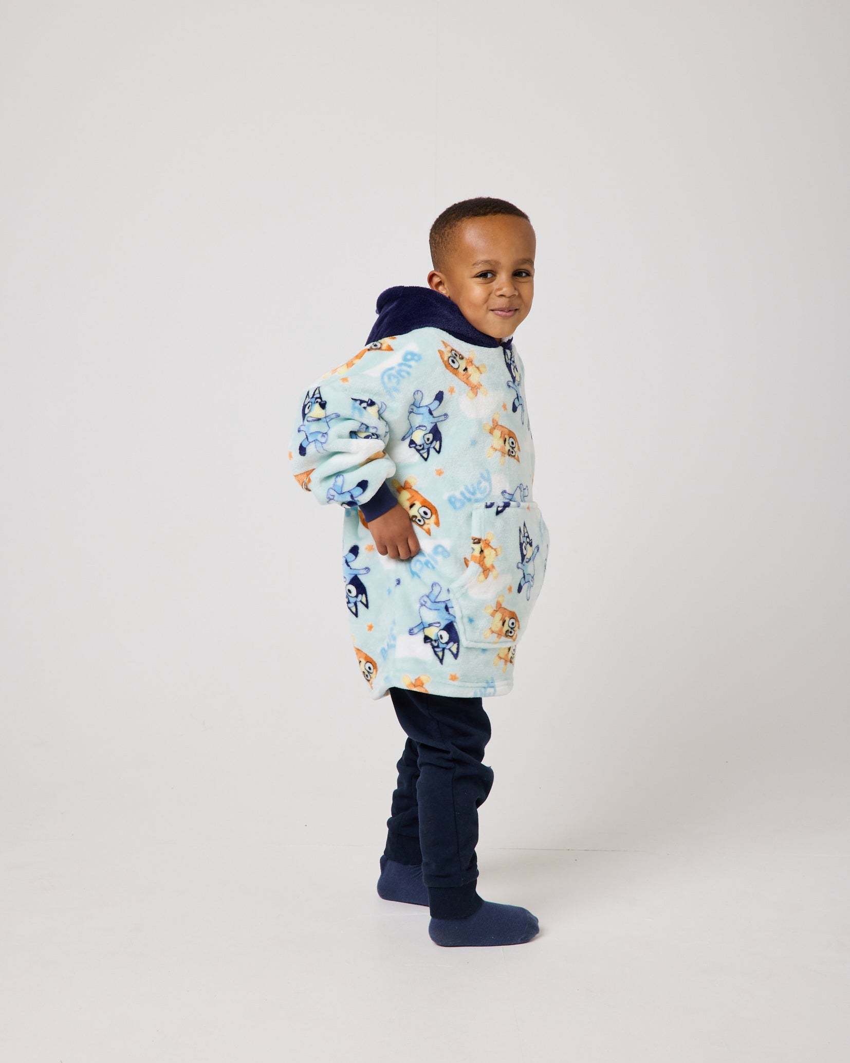 Snuggz Lite Kids Bluey Hooded Blanket