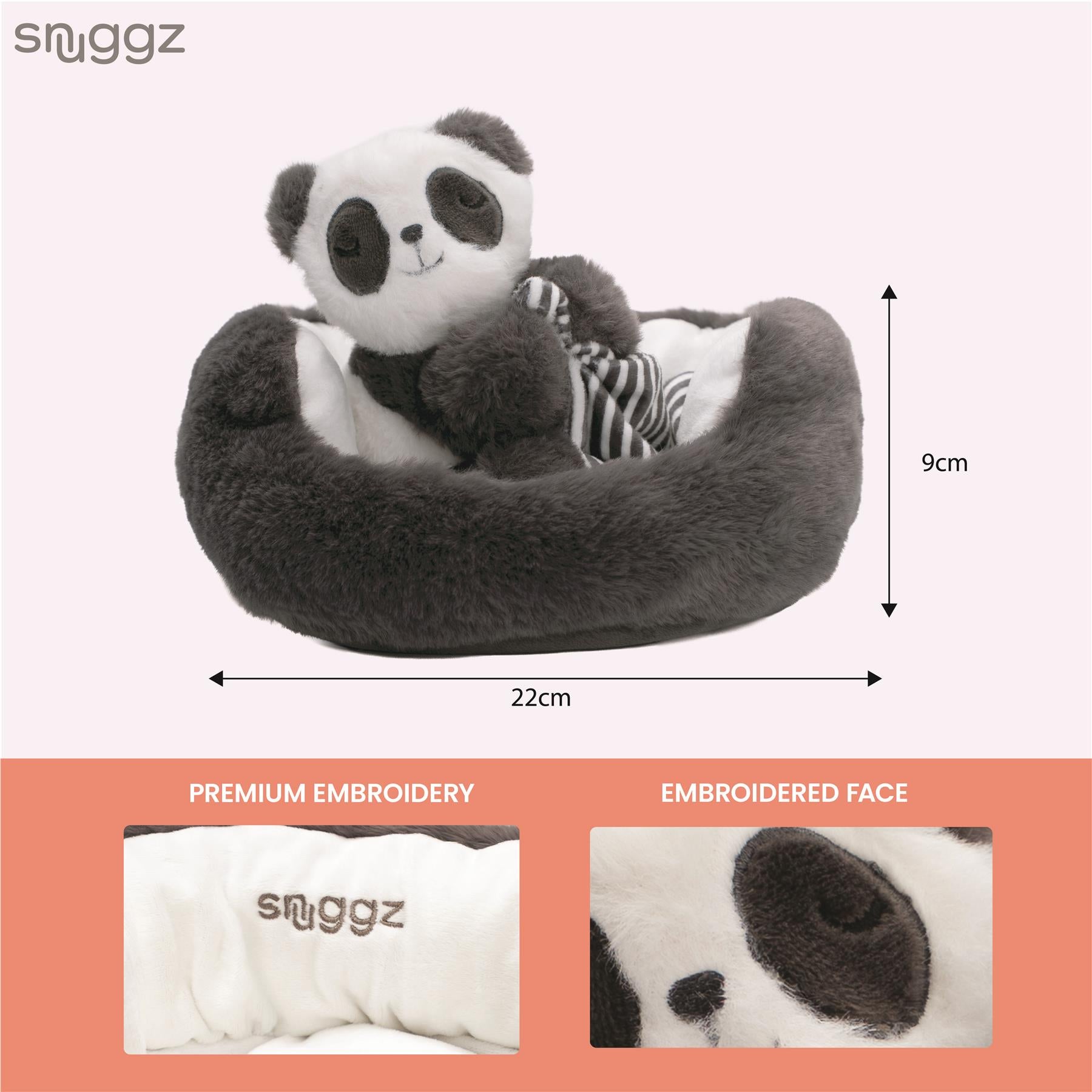 Snuggz Panda Kids Bedtime Plush Toy