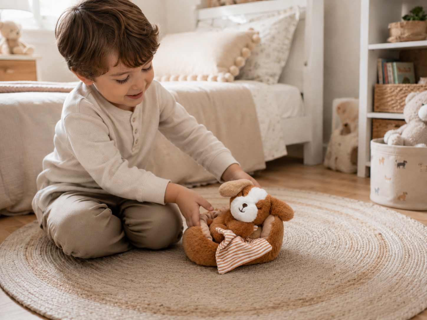 Snuggz Puppy Kids Bedtime Plush Toy