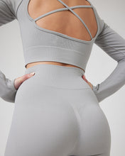 SnuggzFit Sculpt Seamless Set - Long Sleeve Crop and High-Waisted Leggings