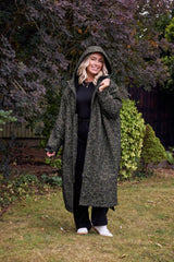 Snuggz Ladies Leopard Print Changing Robe