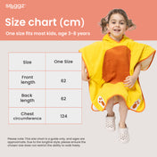 Snuggz Lion Towelling Beach Poncho With Swim Bag