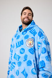 Snuggz Original Kids Manchester City Hooded Blanket