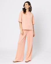 Snuggz Premium Peach Scuba Wide Leg Joggers